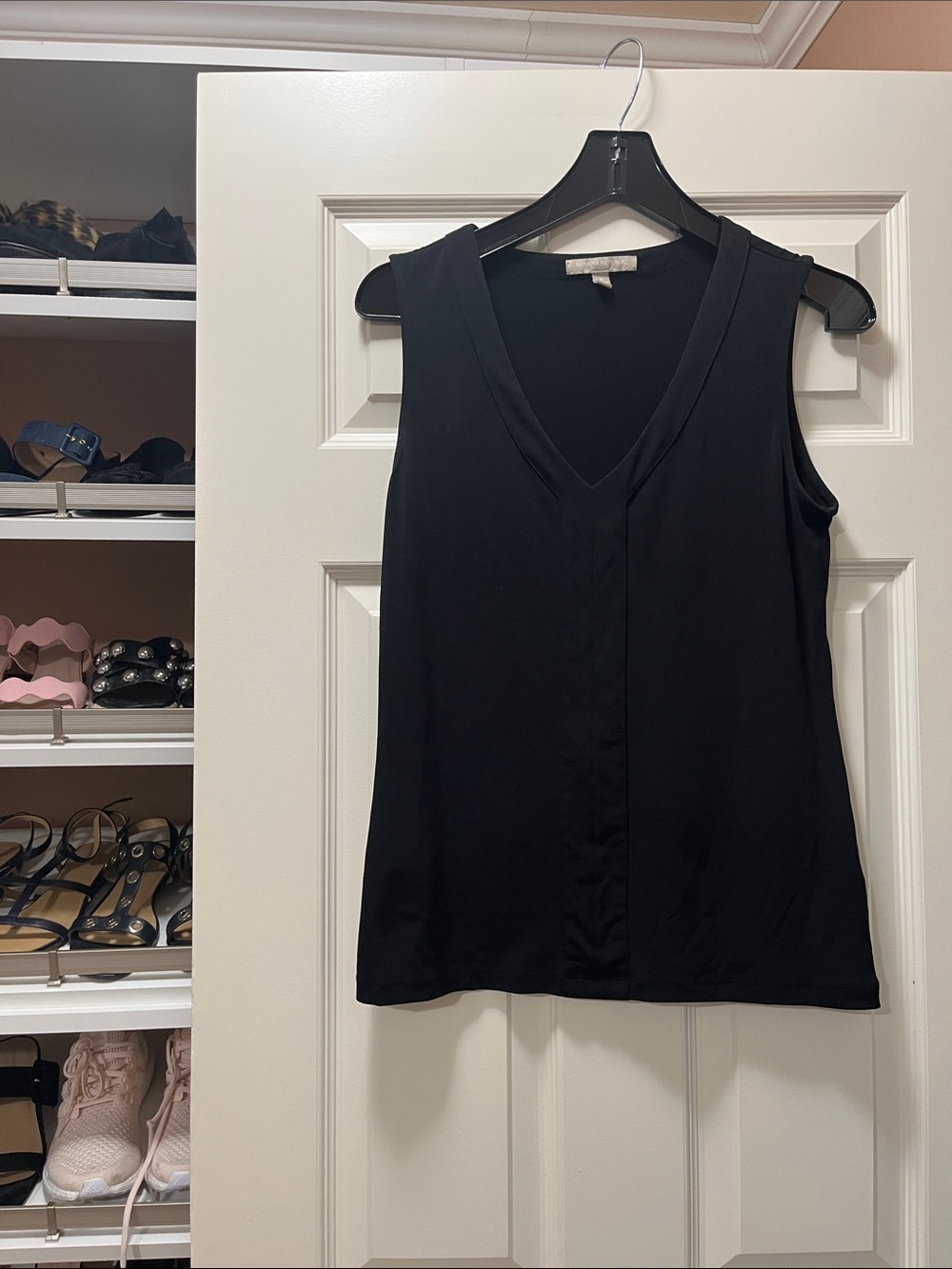 Banana Republic V-Neck Jersey Sleeveless Top